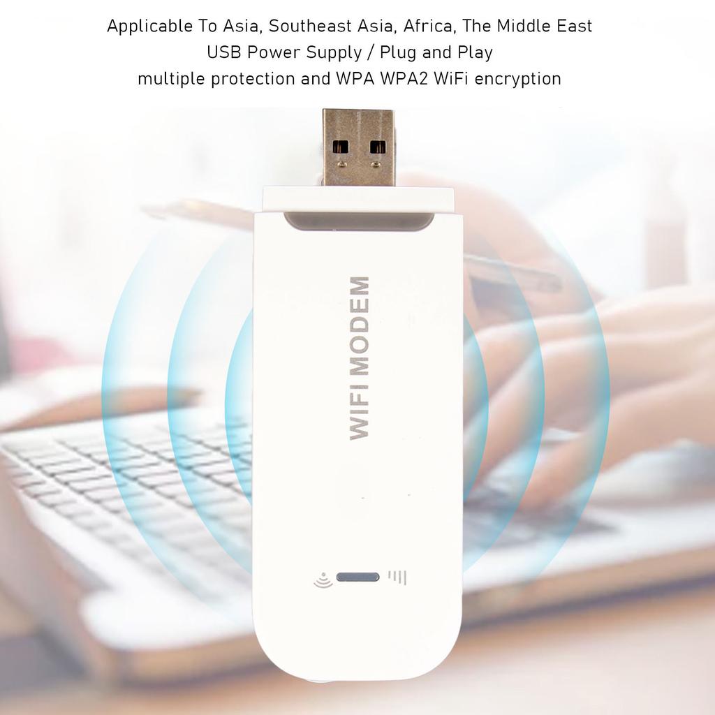 4G WiFi Router High Speed Multi 150Mbps SIM Card Slot Plug and Play Wireless LTE Router USB Power for Family