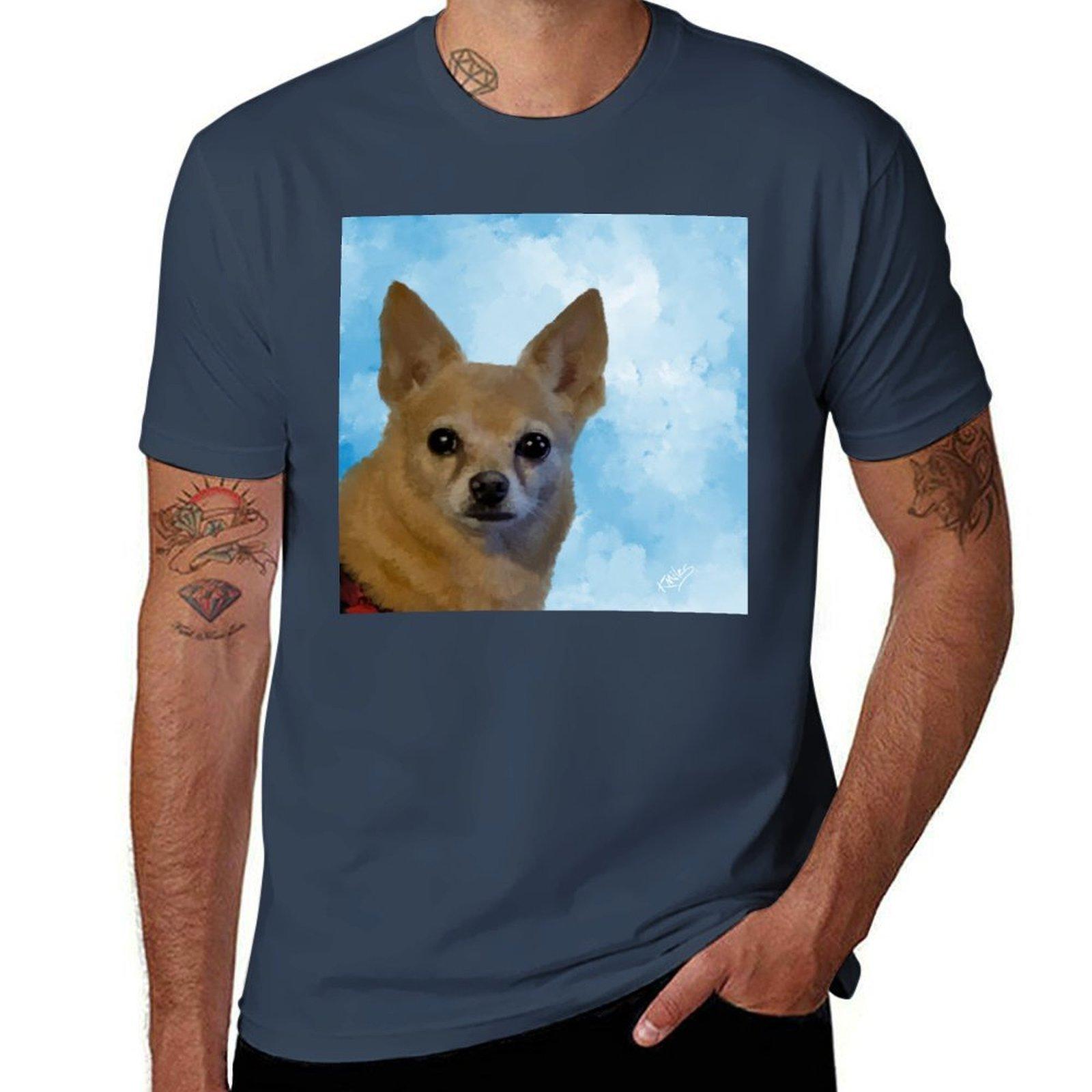 Lady The Chihuahuapomeranian Tshirt Plus Size Summer Casual Tshirt S
