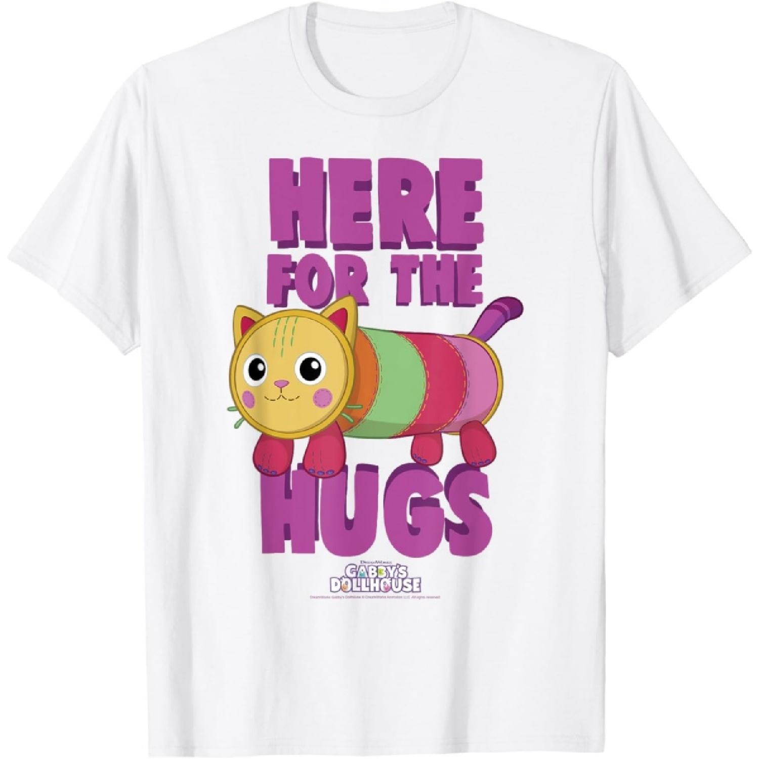 DreamWorks Gabby s Dollhouse Valentine s Day Pillow Cat T-Shirt XXXXXL белый