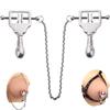QKKQ Weighted Nipple Clamps,nipple Clamp with Metal Chain Adjustable Nipple Clips Non-piercing Breast Clip Sex Toys for Couples