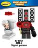 Kf6203 Toilettenmann Sound TV-Überwachungssignal Ampel Baugruppe Baustein Spielzeugbeutel