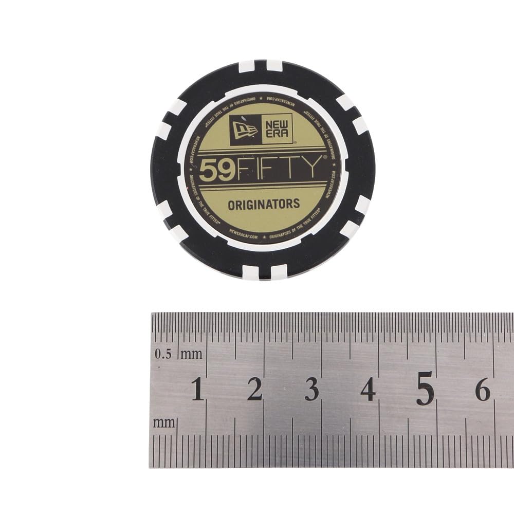 New Era Golf Chip Marker VS Logo Ball Marker Black/Gold 14110182 Accessory
