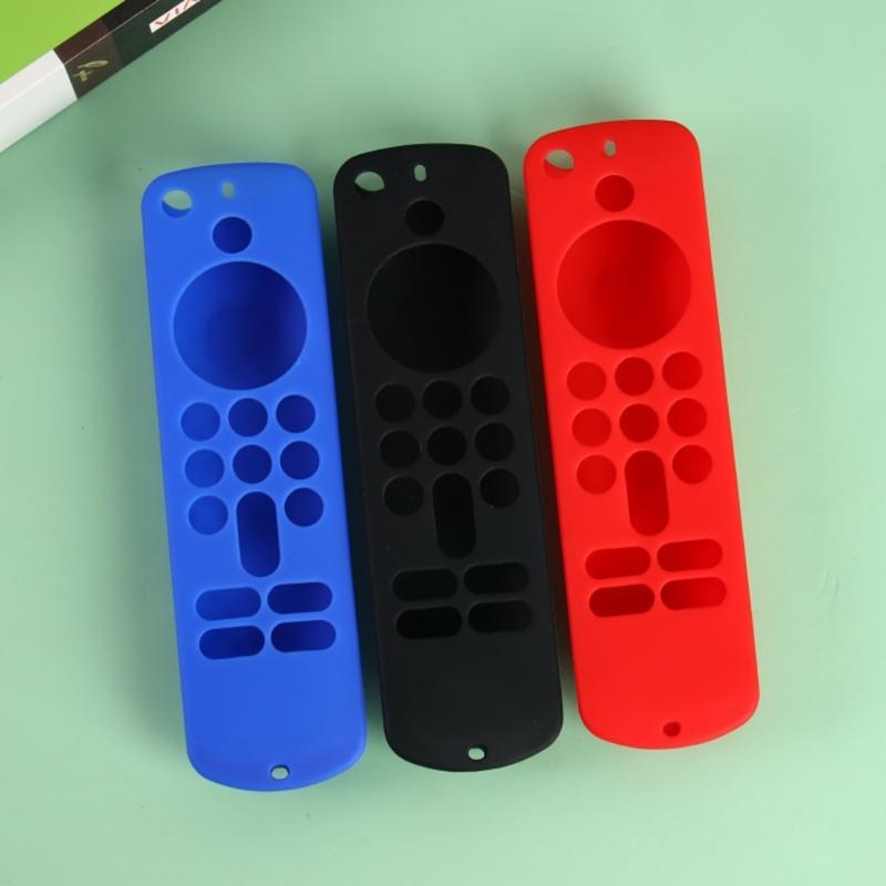 Shockproof AntiSlip Silicone Cover Case For Fire Tvs Stick 4K Remote Control Protective Sleeve With MultiColor Option