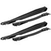 2Pcs Accordion Strap Shoulder Set Kit Adjuatbale PU Leather Accessory for 16‑120 BassBlack