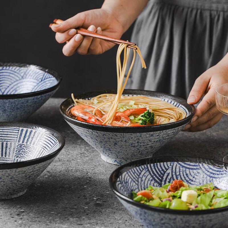 Zhìshì Japanese Ceramic Ramen Bowls