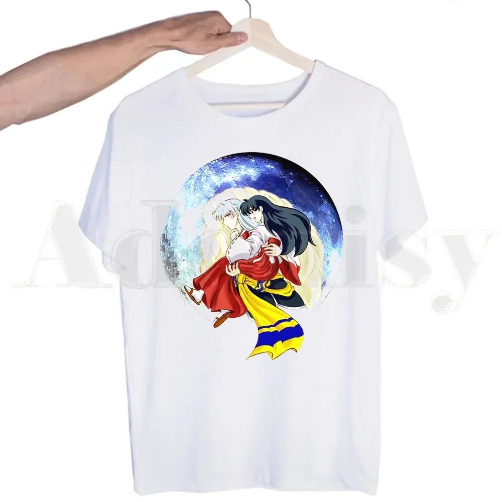 

Сэссёмару Инуяша Кагоме Япония Манга Аниме Ульззанг Футболка с короткими рукавами Мужская футболка с принтом Мужские топы Футболки Мужская футболка 4XL