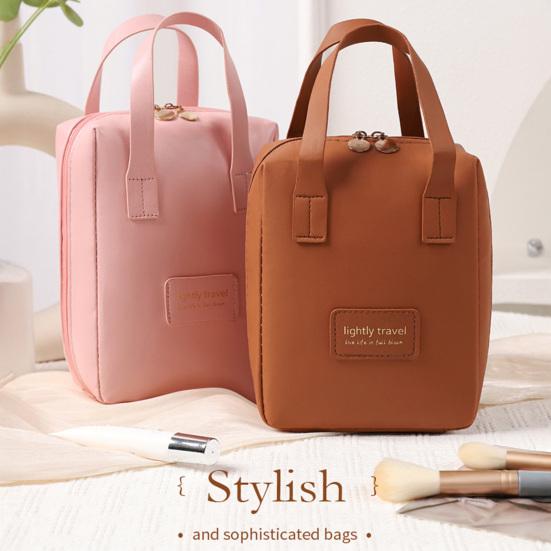 Travel Cosmetic Bag Portable Toiletry Organizer with Handle Large Capacity Waterproof Makeup Bag for Home Travel Business Trip
