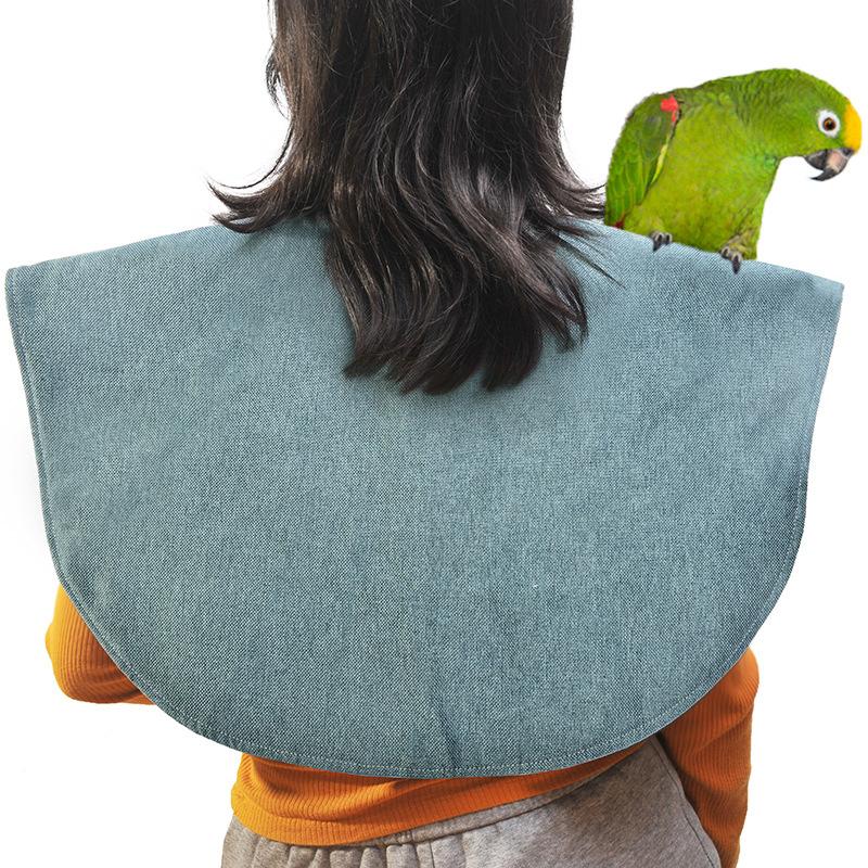 1/2Pcs Pet Bird Peony Tiger Skin Handling Gloves Parrot Diaper Shawl Shoulder Protection Anti Scratch Anti Bite Training Supplie