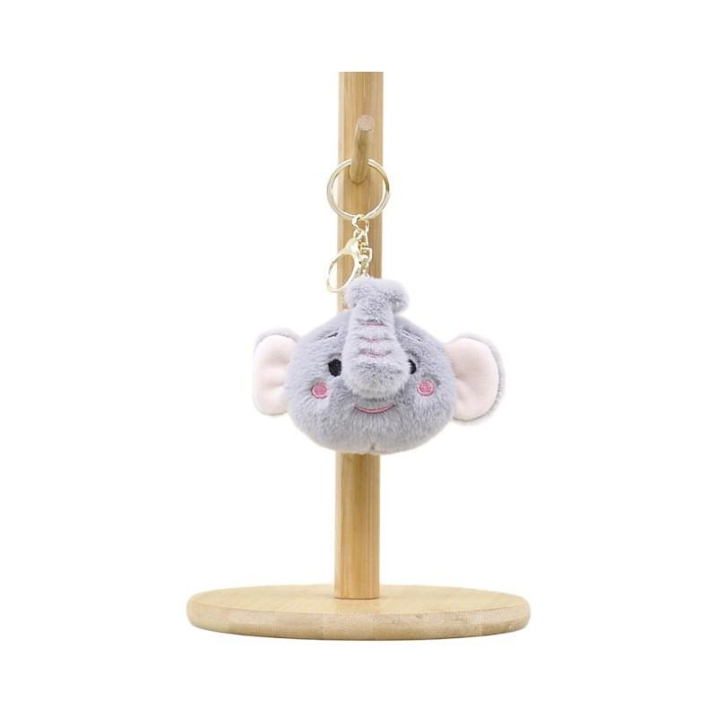 Adorable Plush Elephant And Cartoon Animal Keychain Soft Toy For Kids And Collectors