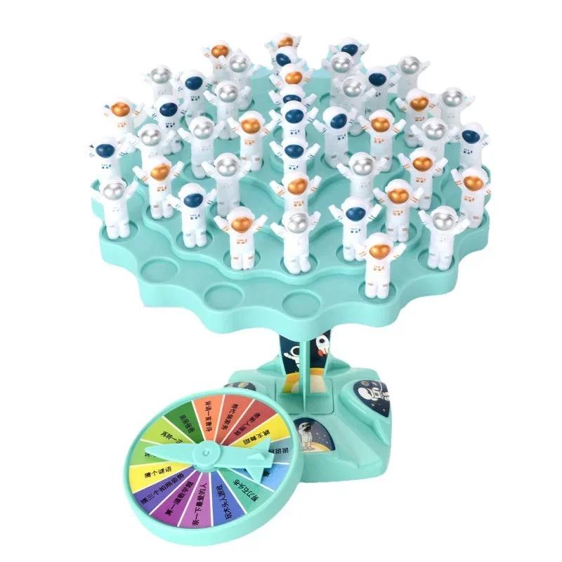 Astronauten Balance Puzzle Tischspiel Gelegenheitsspiel Interaktives Tischkampfspiel für Eltern und Kinder Kinder Stapelbrett Partyspiel