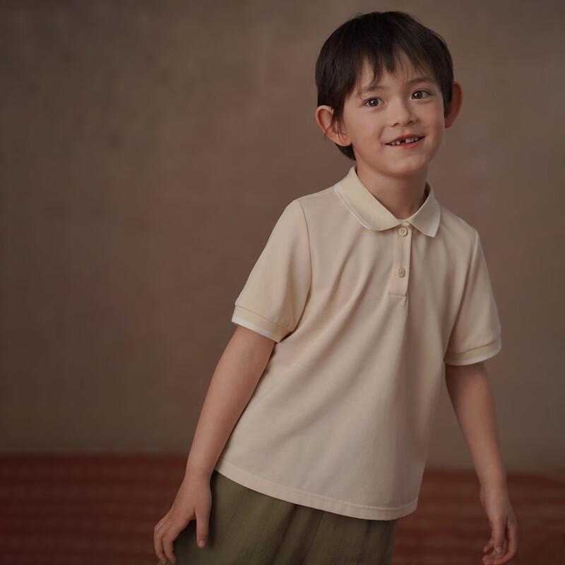 Hacikis Kids' Summer Breathable Pique Polo T-Shirt