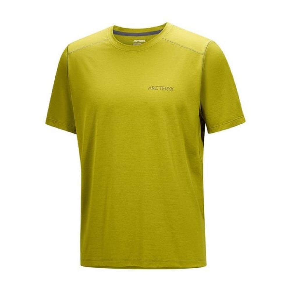 Arc Teryx F W25 Cormac Arcbird Logo Short Sleeve Shirt Men DYNASTY HEATHER / MARS/LG(105)