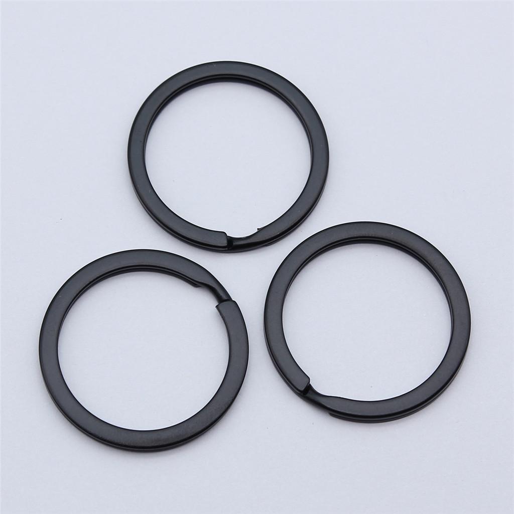 Zubehörteile 25-30mm Schlüsselanhänger 3 Größen 7 Farben Minimalistische Schmuckkomponenten QA005