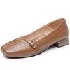 GKTINOO Women Shoes Genuine Leather 2025 Spring New Dress Shoes Women Large Size Low Heels Office Lady Shoes Women