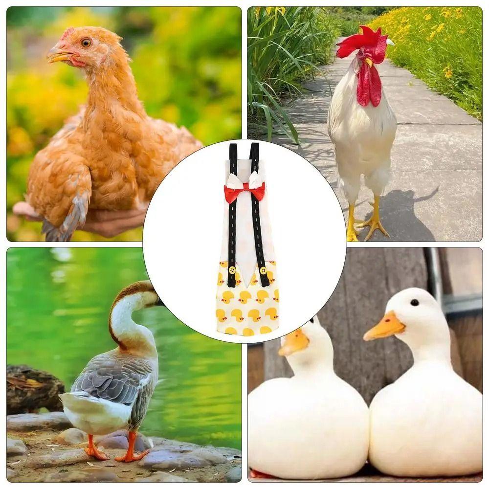 Uroczy Pieluszkowy Kombinezon dla Kaczki Wielorazowy Kombinezon do Lotu dla Gęsi Kamizelka dla Kury Kostium Drobiowy Artykuły Drobiowe