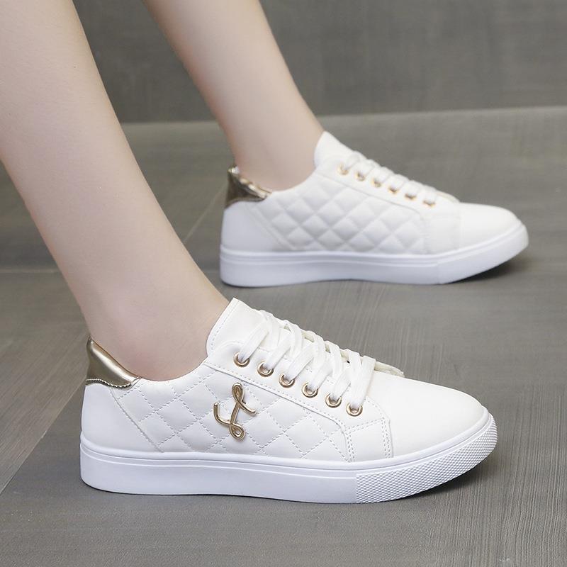 Breathable 22 new autumn ins tide student leisure sports flat baseplate shoes 35【ready stock and quick delivery】