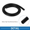A ABSOPRO Silicone Vacuum Tube Hose for High Temperature 4FT 1/2" 12mm ID 2.5mm