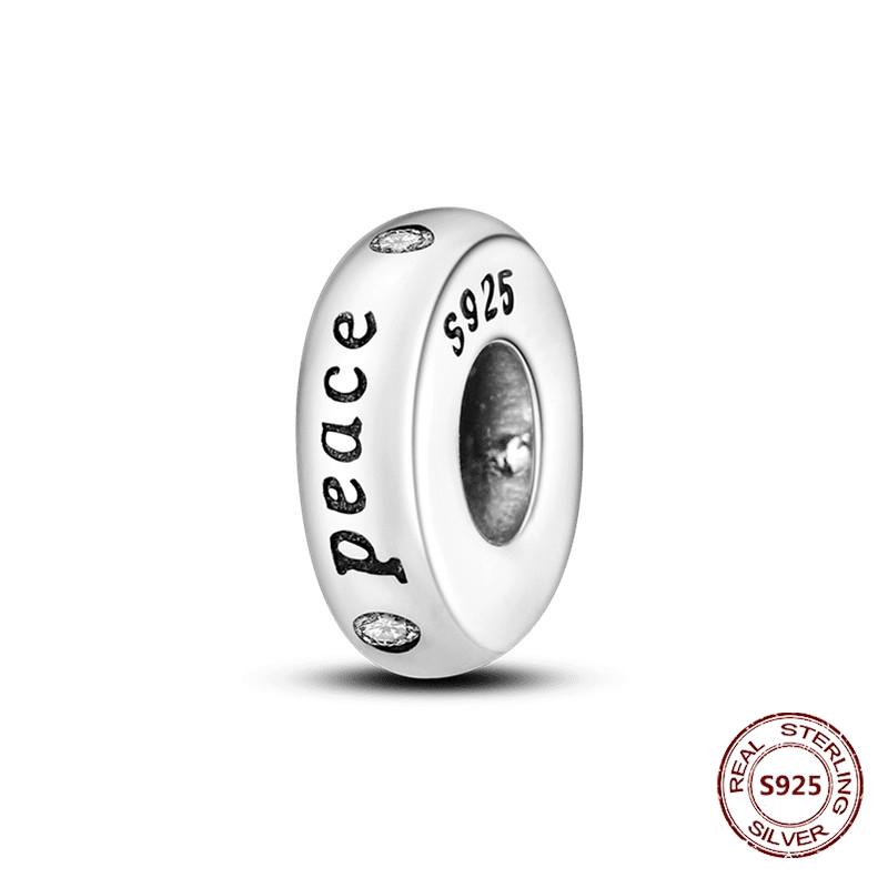 

Retro Round Clip Charms Copper Original Zircon Cat Paw Love Forever Spacer Charm Stopper For Diy Jewelry Bracelet