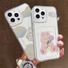Card Slot Holder Silicone Wallet Pocket Case For Samsung S23 S24 S25 Plus iPhone 17 16 14 13 Tecno Spark 10C Infinix Note 30 Cover Clear Phone Bumper