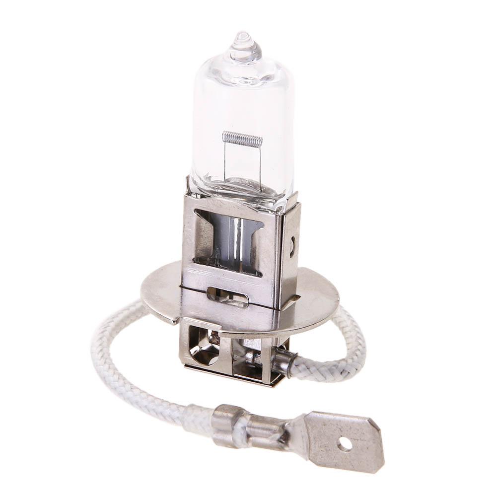 1pc H3 Halogen Lamp White 100W/55W 24V/12V Halogen Headlight Xenon Bright Quartz Bulb Glass Car Fog Light Replacement Bulb