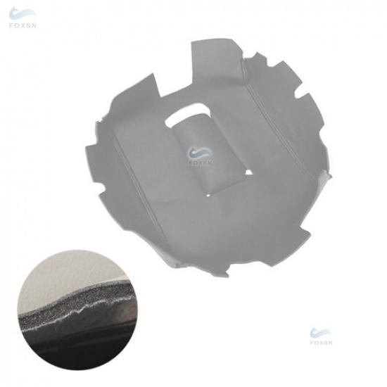 For Chevy Silverado GMC Sierra Center Console Armrest Leather Cover+Foam 1*Grey