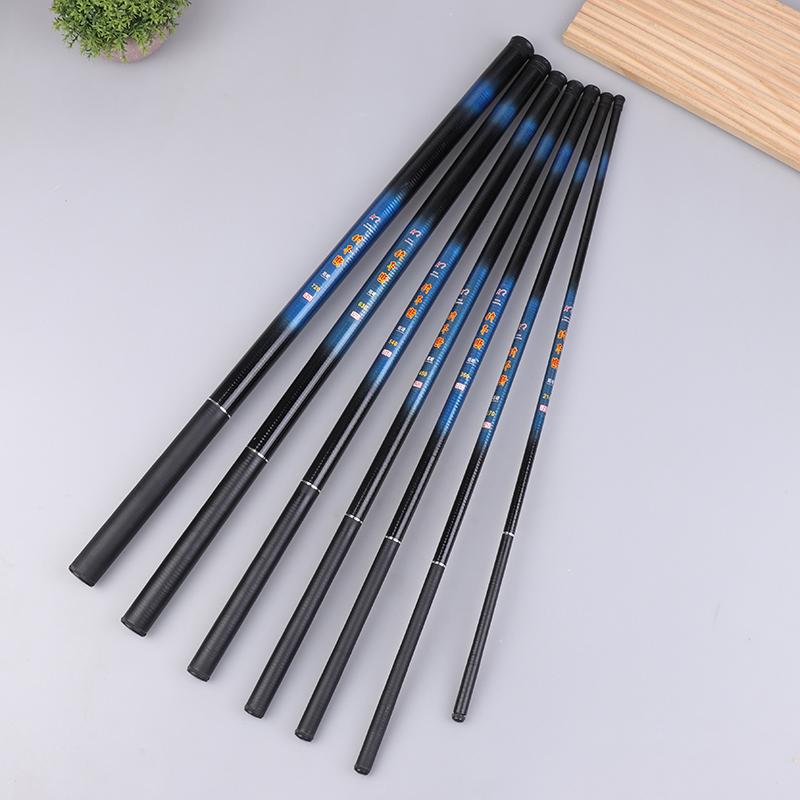 Vara de Pesca Telescópica para Rocha Fibra de Vidro 2.1/2.7/3.6/4.5/5.4/6.3/7.2M Vara de Pesca Spinning Vara Alimentadora de Carpa Vara de Surf Spinning