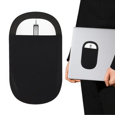 Bolsa Adhesiva Reutilizable para Ratón para Portátil, Soporte Universal Adhesivo para Ratón Inalámbrico para MacBook, Tableta, Sin Residuos de Pegamento