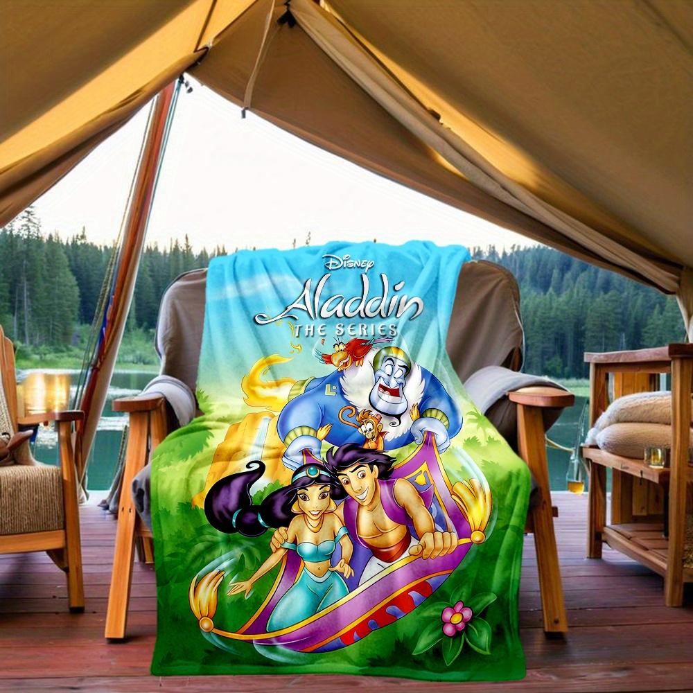 1pc, Disney Aladdin The Serics Blanket Soft and Cozy for All Seasons, Living Room, Travel, Camping, Car Blankets