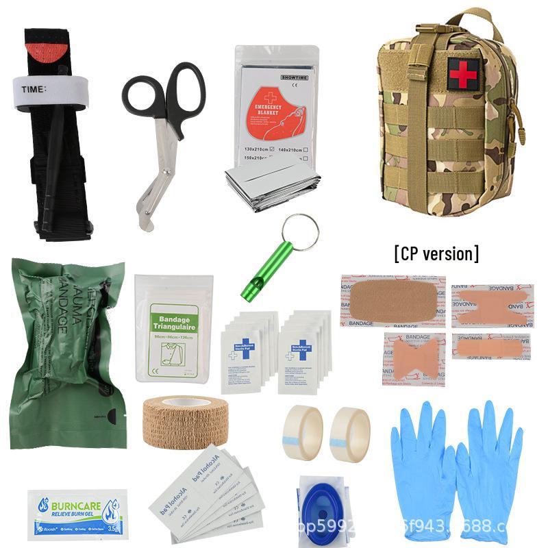 Battlefield Wilderness Emergency Survival First Aid and EDC Camping Tool Kit