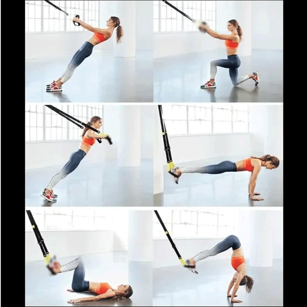 Suspension Trainer Fitness Strength Power Vitality Band and izable Fit Yoga Belt Wall Mount Professional Suspension Trainer