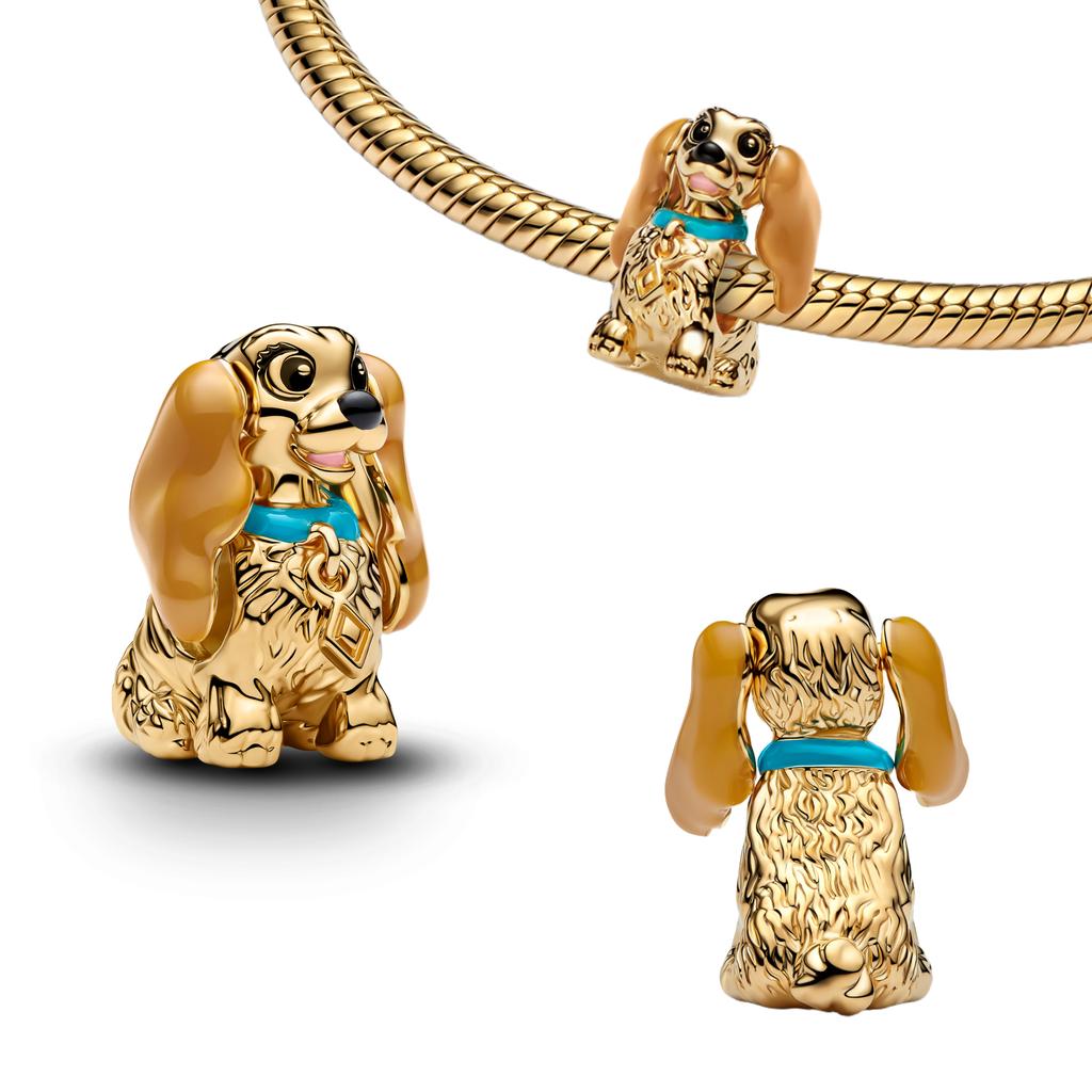 S925 Silver Cute Dog Charms Bead Keychain Animal Puppy Teddy Yorkshire Terrier Crab Paw Whale Rooster Snake Crocodile Jewelry