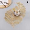 Leaf Hollow Oil Water Resistant Nordic Non-slip Kitchen Placemat Coaster Insulation Pad Dish Coffee Table Mat Home Decor