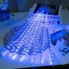 LED Meteor Shower Rain Lights Waterproof Falling Raindrop Fairy String Light for Christmas Holiday Party Patio Decor