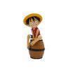 Figurine lumineuse - TEKNOFUN - LUFFY SUR TONNEAU - LED - 27 cm - Licence One Piece
