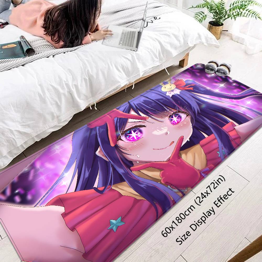 Anime Oshi No Ko Hoshino Entrance Door Mat Nordic Style Bedroom Living Room Doormat Home Balcony Anti-Slip Modern Home Decor