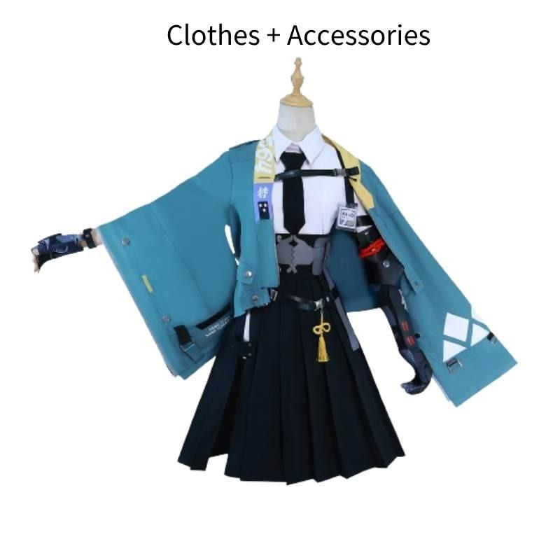 Trendy Street Style Polyester Cosplay Outfit With Accessories In Starry Elegant Color