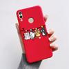 For Huawei Honor 8X Case Honor8X JSN-L22 JSN-L21 Bear Phone Case Soft TPU Cover Funda For Honor 8C BKK-L21 BKK-LX1 Honor8C Capa