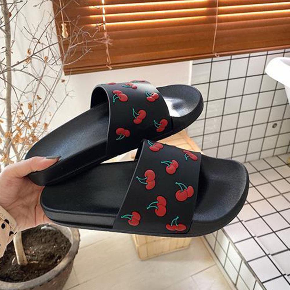 Zapatillas de cereza frescas mujeres sandalias de playa de color mixto  mujeres decoración de frutas flip flops chica's Vacaciones Sandalias  comprar a buen precio — entrega gratuita, reseñas reales con fotos — Joom