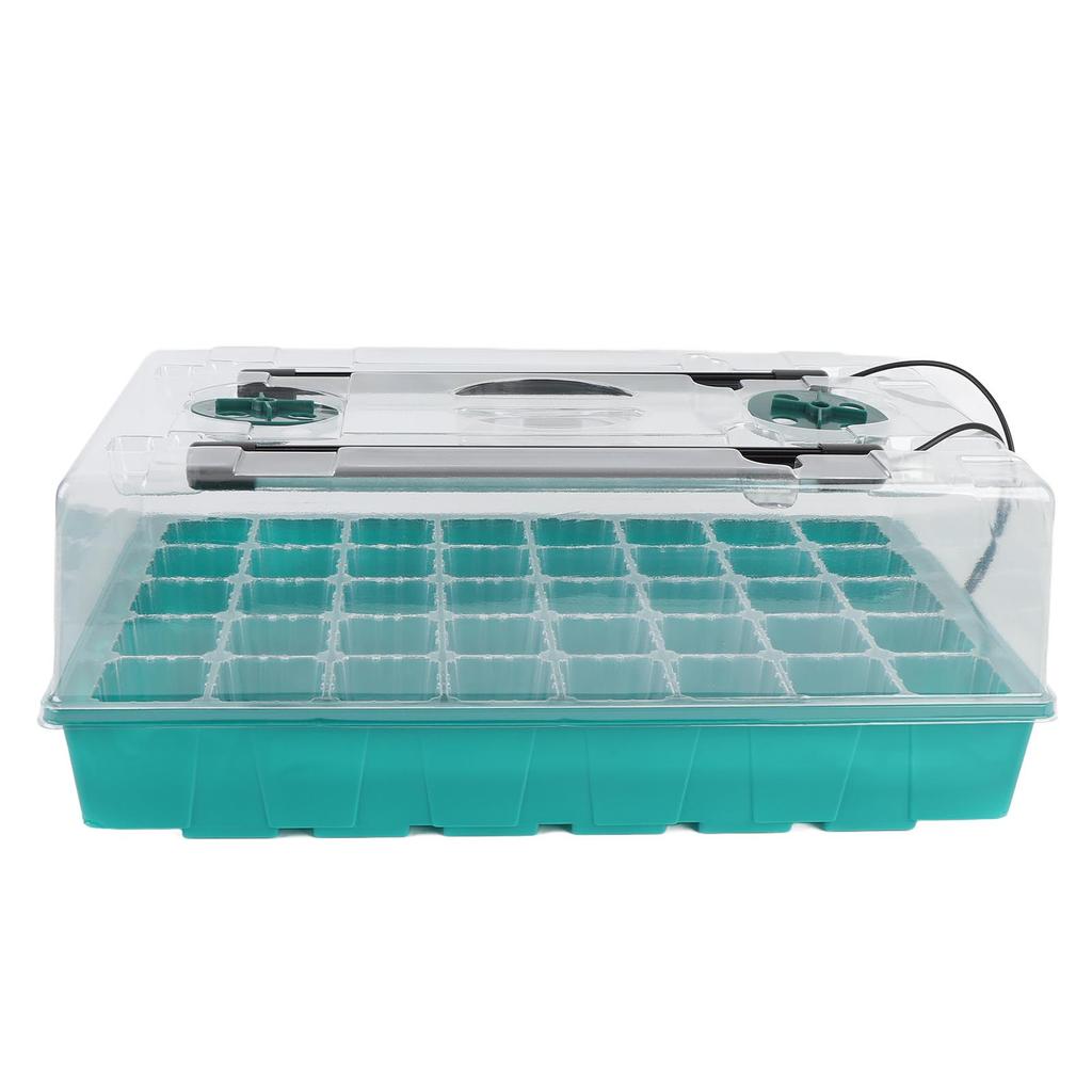 40 Cells Plant Starter Tray with LED Grow Light 3 Lighting Modes 3 Timers 5 Brightness Levels Indoor Plant Grow Kit