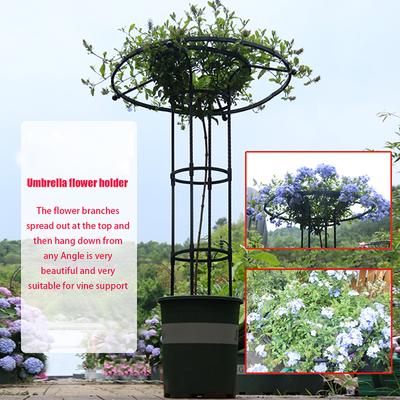 Treillis de jardin Tour parapluie Treillis pour plantes grimpantes Support de treillis Treillis d'escalade à faire soi-même Supports de pots de fleurs