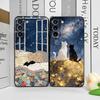 Funny Cute Cat Cartoon Pattern Phone Case for Samsung Galaxy S25 S24+ S23 Ultra S22 Plus S20 S21 FE M53 M34 M36 Soft Back Cover