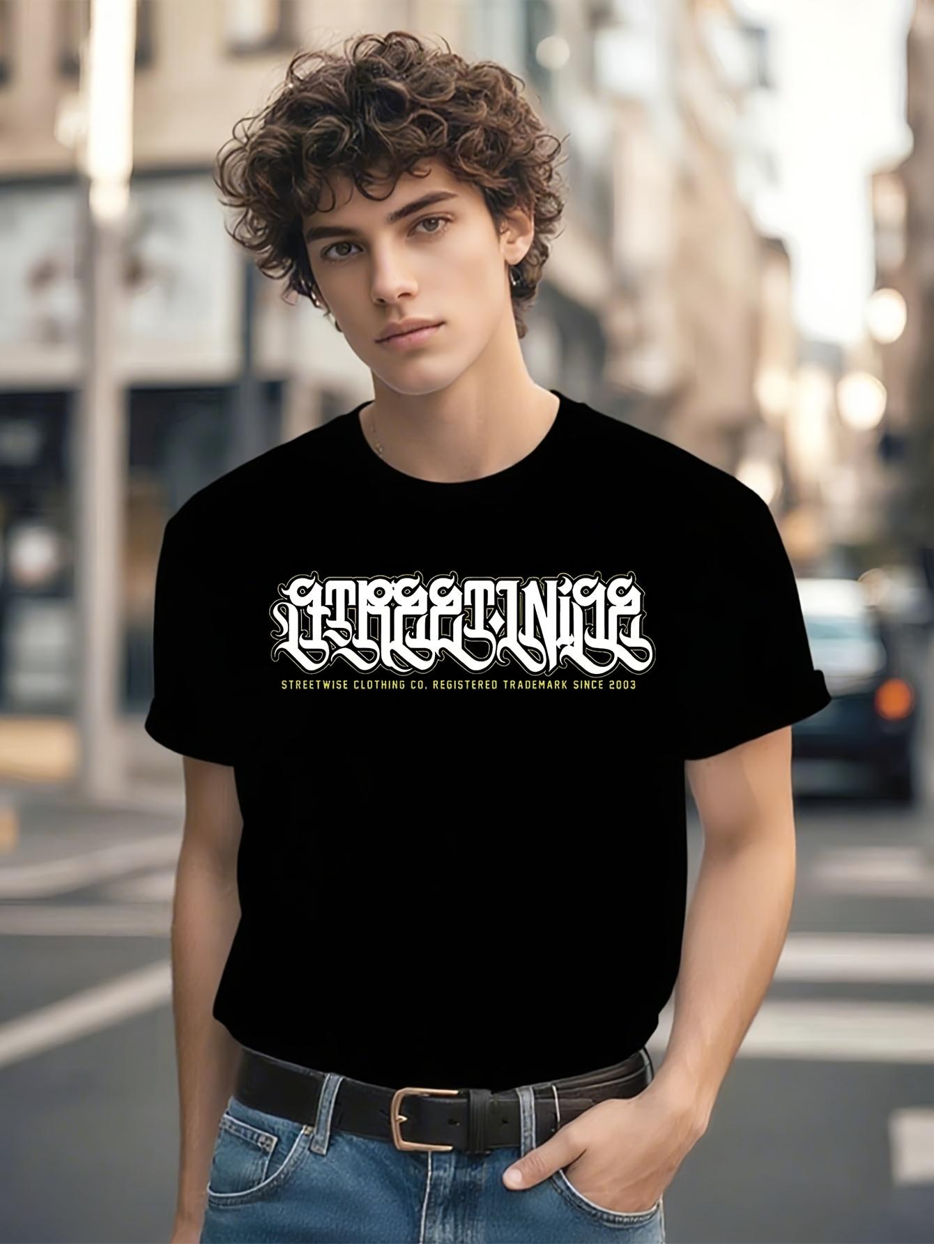 Streetwear Graphic Tshirt Graphic Tshirt - Bold Arabic Sc... L