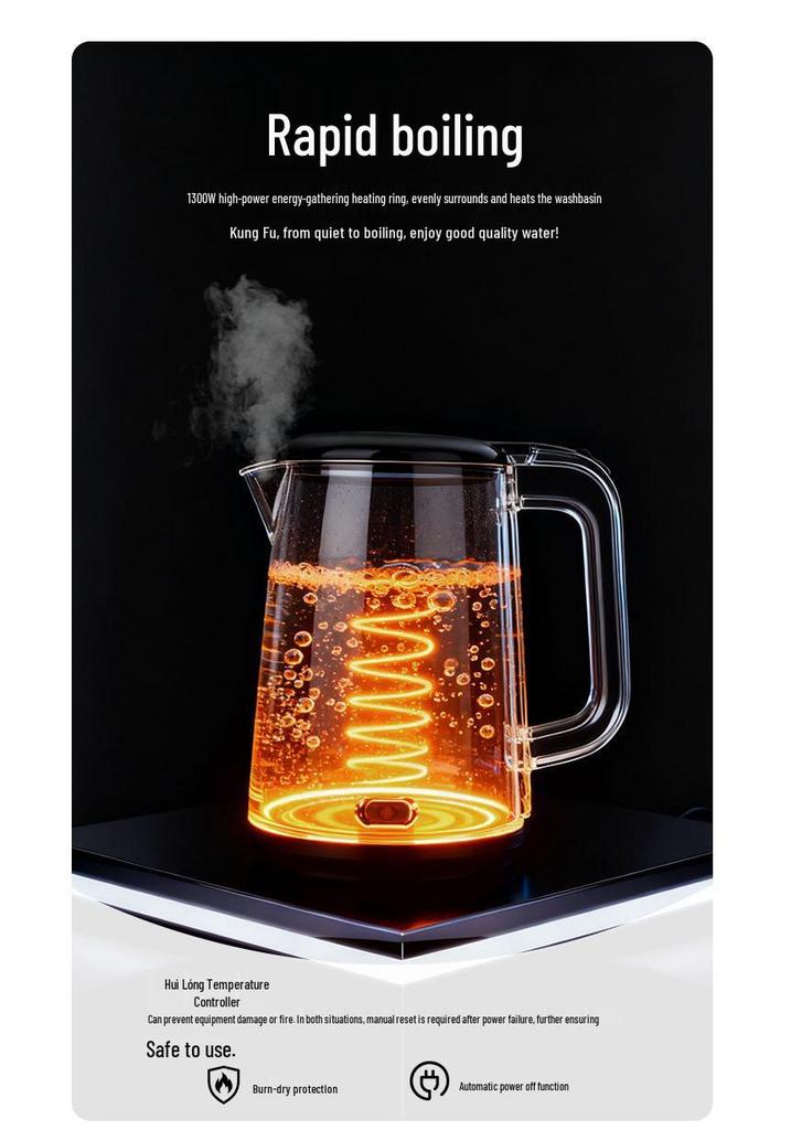 Durable Fast Boiling Electric Kettle - Home & Hotel Use, Fully Automatic with Thermostat