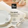 MYdrap Cocktail Napkins, 100% Cotton, 4.3 X 4.3 Inch, 50 Per Roll, Cocktail Napkin/Coaster SA11/101-2