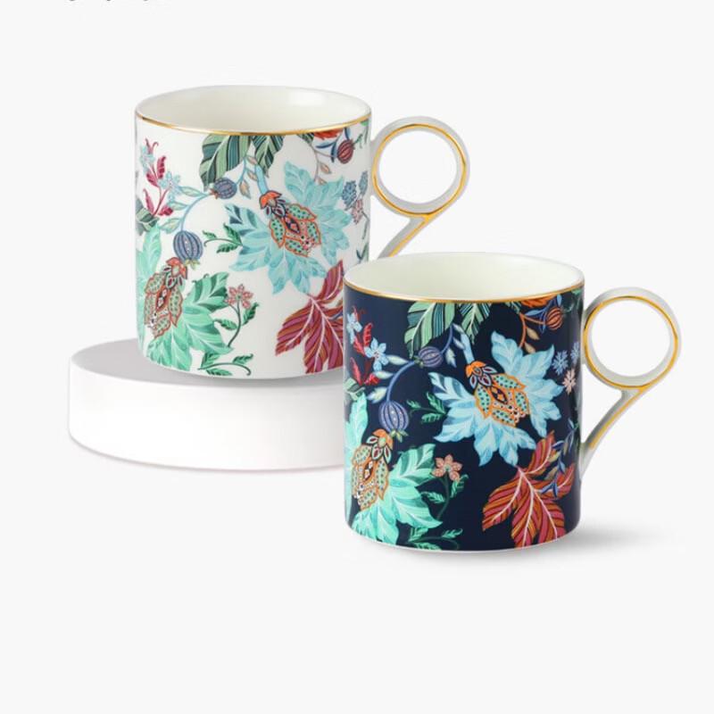 Auratic Happy Garden Ceramic Teacup Pair