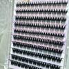 10/20/32Rows Mixed Length Dense Grafted False Eyelashes 12-16MM DIY Lashes Extension  Daily
