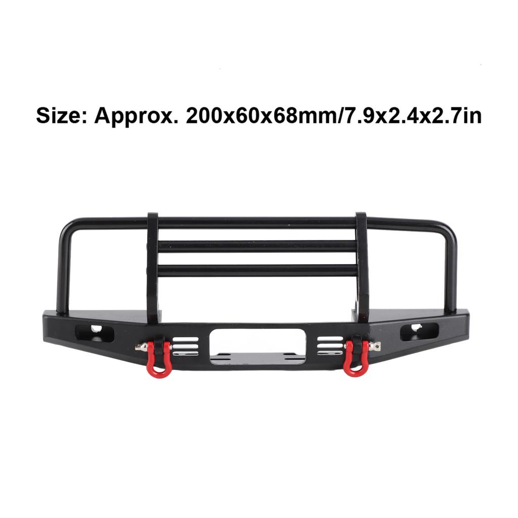 Metal RC Car Adjustable Front Bumper Accessory Fit for SCX10 110 RC Crawler Car