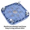 Gas Tank Tray Movable Propane Cylinder Base Propane Tank Tray with Wheel for Gas Cylinder Consignment and Fixed Storage