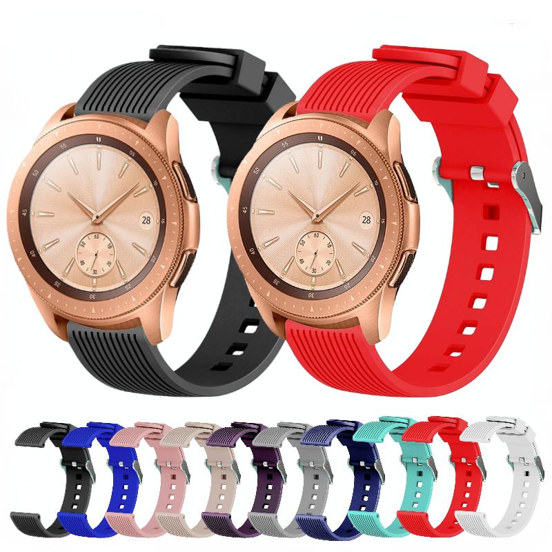 20mm 22mm Silikonband für Samsung Galaxy Watch 7 6 5 4 40mm 44mm Watch 6 Classic 47mm 43mm/Huawei Watch 46mm/Amazfit GTR/GTS 4