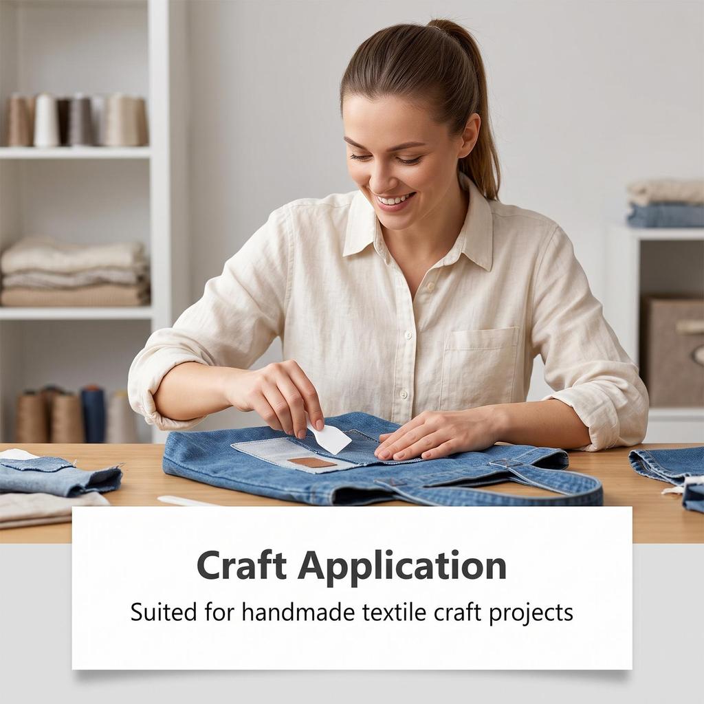 Fabric Glue, Suitable for Cotton, Denim, Leather, Handmade, Home Use, Transparent, Scraper Glue